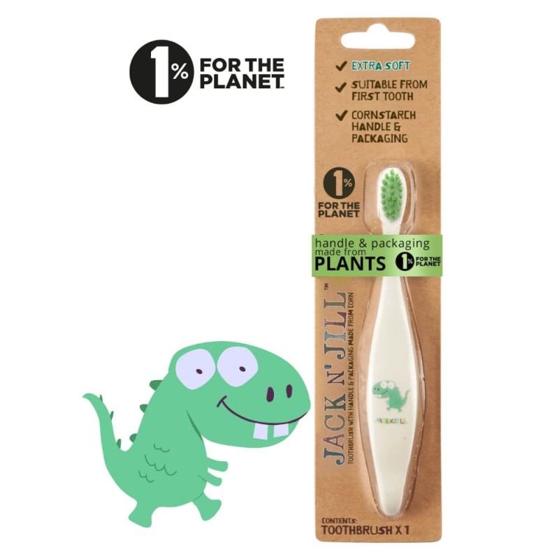 JACK N' JILL Cepillo de dientes Dino