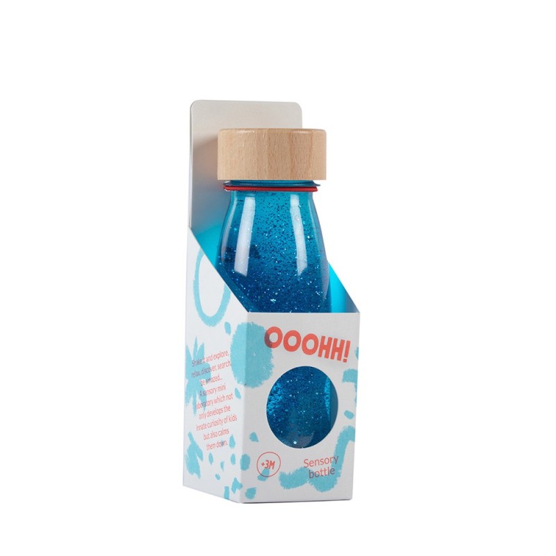 PETIT BOUM Botella sensorial flotante