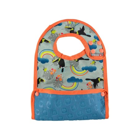 POPIN Babero impermeable con bolsillo