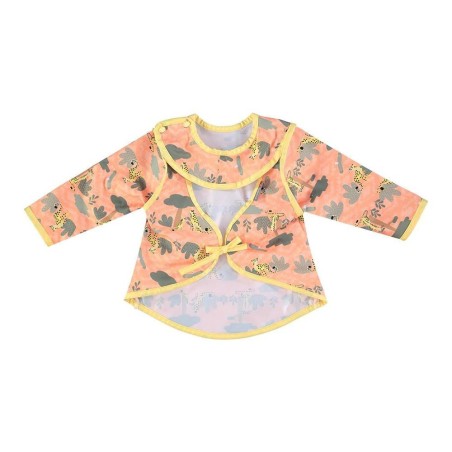 POPIN Babero con mangas impermeable Cheetah