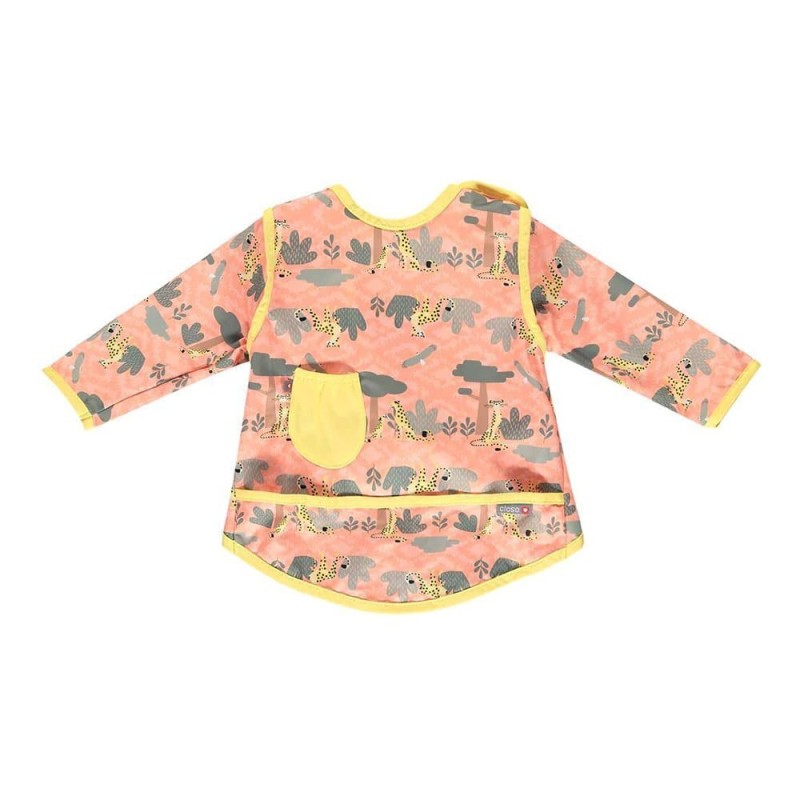 POPIN Babero con mangas impermeable Cheetah