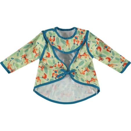 POPIN Babero con mangas impermeable Orangután