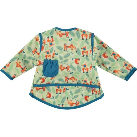 POPIN Babero con mangas impermeable Orangután