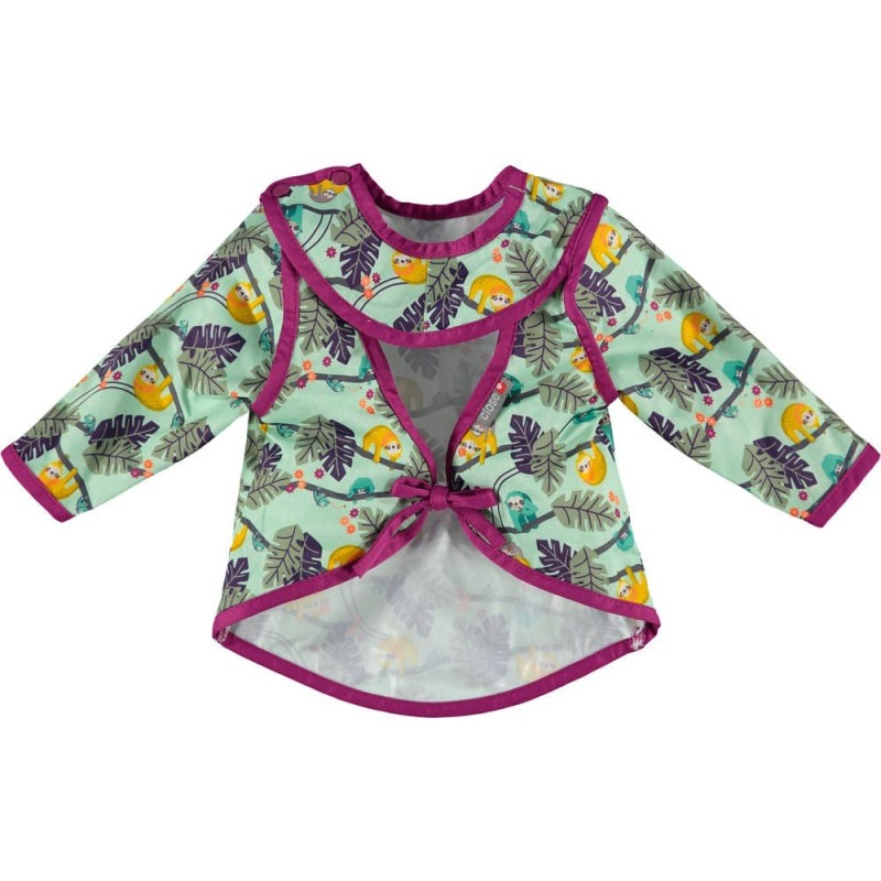POPIN Babero con mangas impermeable Sloth