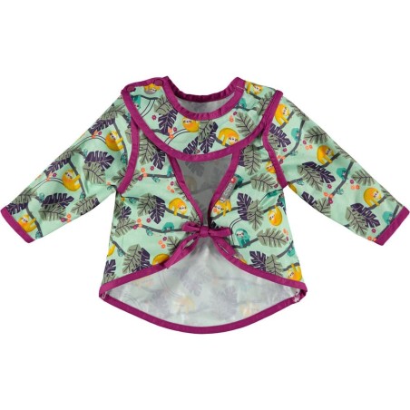 POPIN Babero con mangas impermeable Sloth