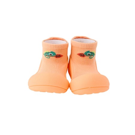 ATTIPAS calcetín antideslizante camaleón naranja