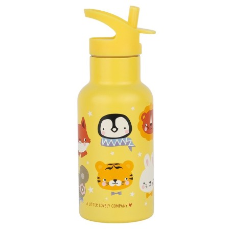 A LITTLE LOVELY COMPANY Botella acero inoxidable Animales