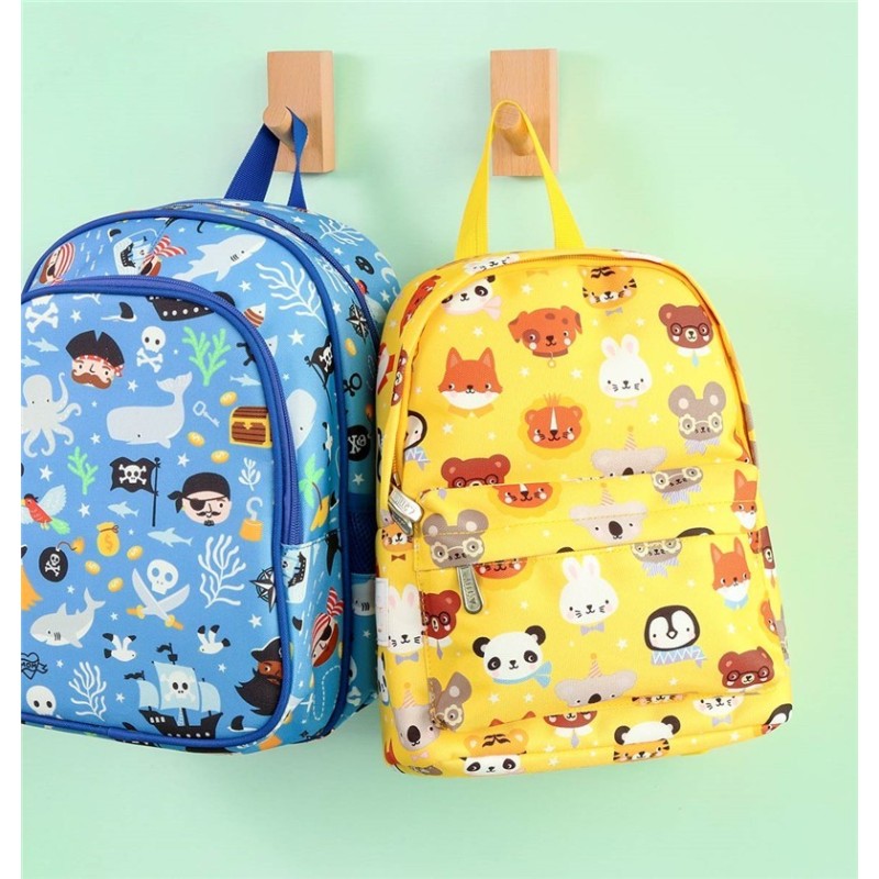A LITTLE LOVELY COMPANY Mochila escolar Piratas