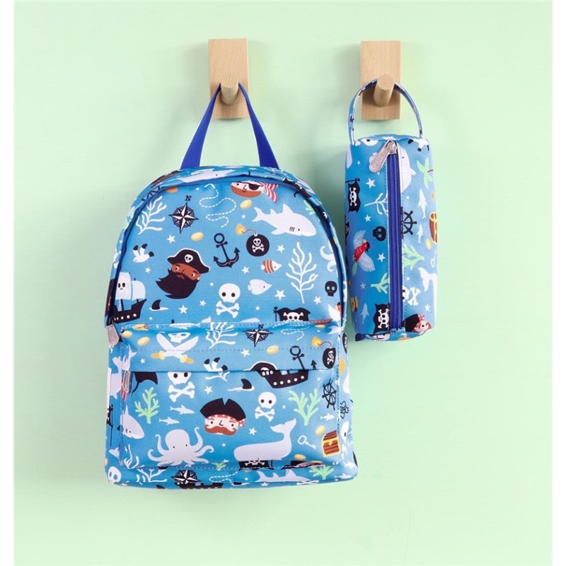 A LITTLE LOVELY COMPANY Mochila escolar Piratas