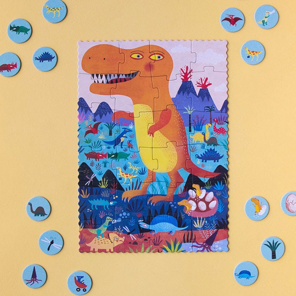 LONJI puzzle my little  dino_2