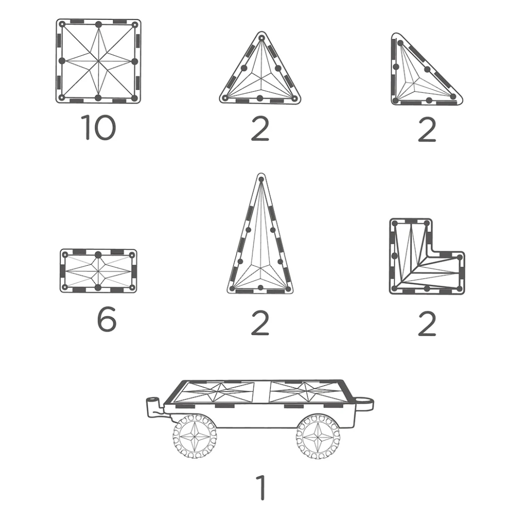 CLEVERCLIXX Construcción magnética wheels pack iintense_2