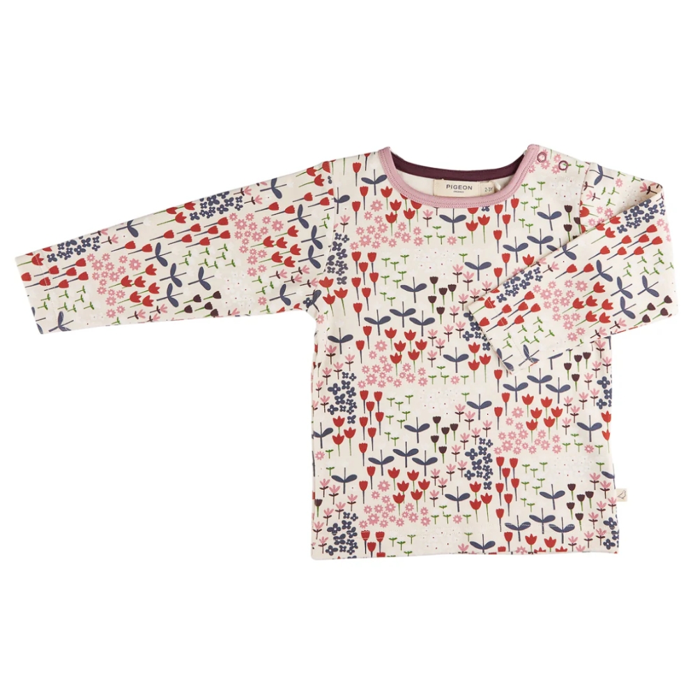 PIGEON Organics Camiseta - Meadow ivory