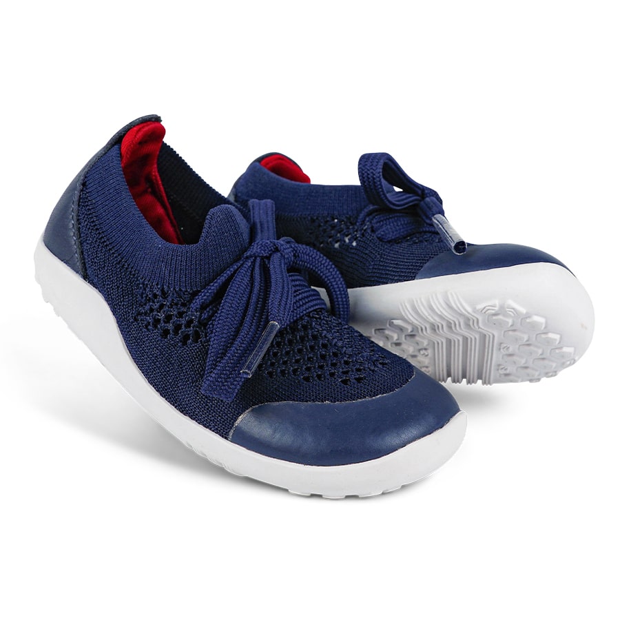 732604 BOBUX Step Up Play Knit Navy + Red 2021
