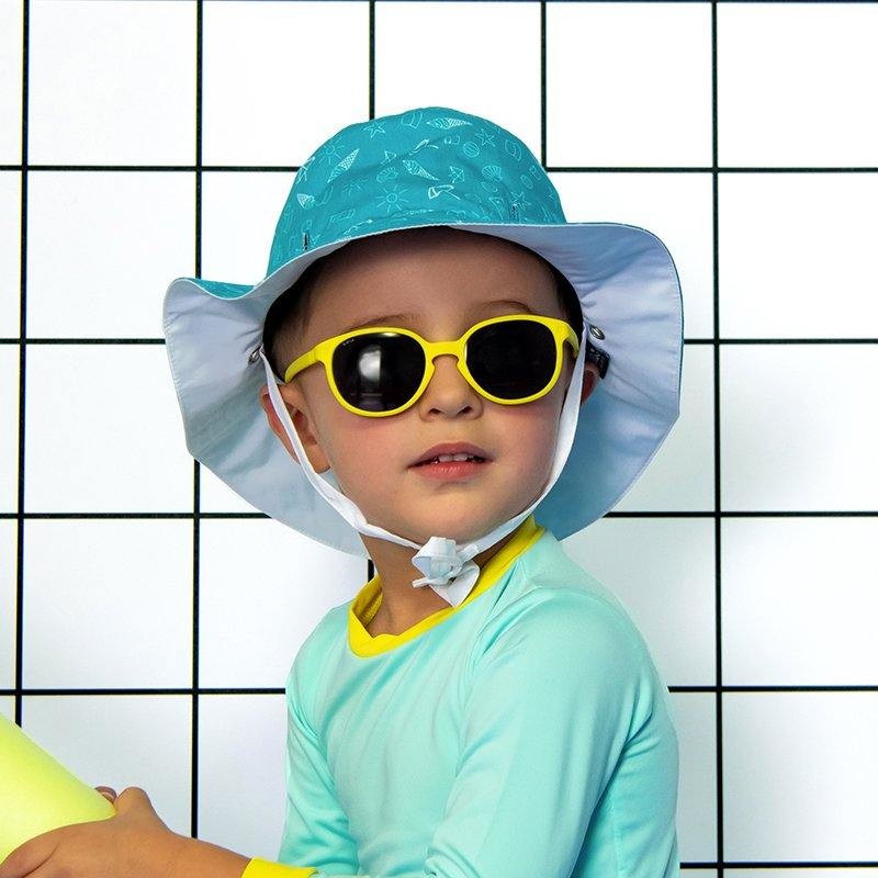 Ki et La Gafas de sol Little Kids - WaZZ - Yellow