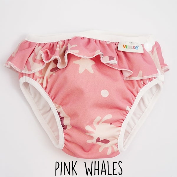 Imse Vimse Bañador Pañal - Pink Whale