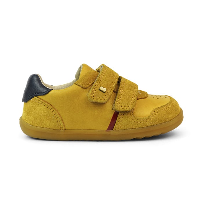 Bobux Step Up Riley Chartreuse - Navy