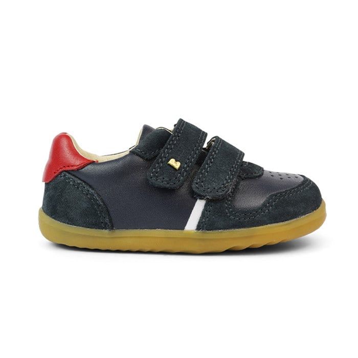 Bobux Step Up Riley Navy - Red