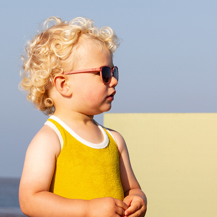 UV color blanco Gafas de sol para bebés Ki ET LA 